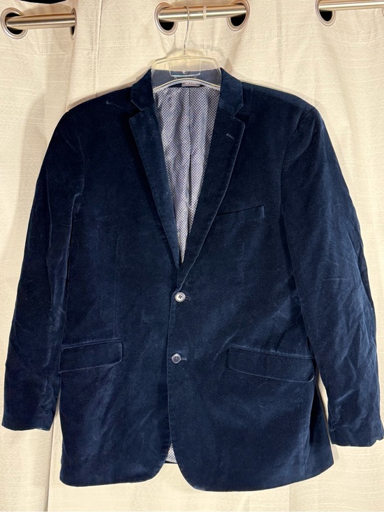 Madison Other - Madison Modern Fit Luxe Velvet 40R Men's Navy Blazer - Classic Two-Button Jacket